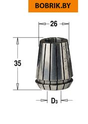 Цанга высокоточная ER25D10